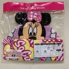 ミニーマウス ヘッドタオル 新品未使用のサムネイル