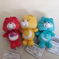 ケアベア　リボンつきぷちマスコット　3個セット