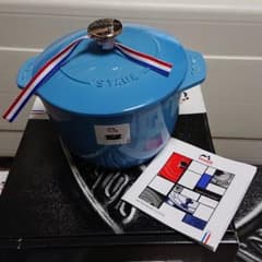 【missabao様専用】ストウブ ココットdeGOHAN M サックスブルーのサムネイル