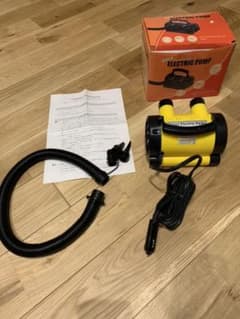 電動 12V エアーポンプ 空気入れのサムネイル