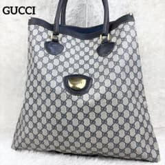 GUCCI オールドグッチ GGスプリーム ロゴ金具 トートバッハンドバッグ