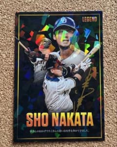 プロ野球チップス 2026 レジェンド 中田翔 箔サイン付き - メルカリ