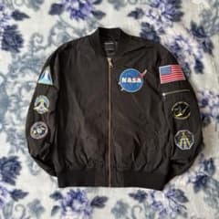 MA-1 ワッペン　NASA グッドレギュラー　古着のサムネイル