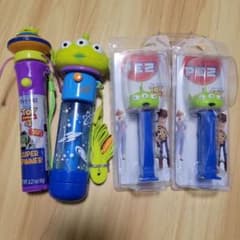 c㊼. 장난감 스토리 라이트 업 스피너 수철포 애완 동물 용기 외계인