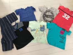 130 男の子 Tシャツ 甚平　BREEZEなど　まとめ売りのサムネイル