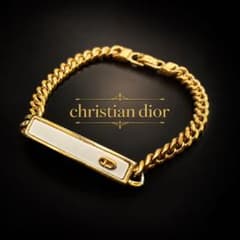 クリスチャンディオール 喜平ブレスレット ゴールド ヴィンテージ レア