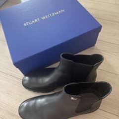 STUART WEITZMAN サイドゴアブーツ ブラック