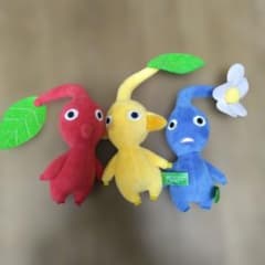 ピクミン ぬいぐるみ 3点セット（赤・青・黄）美品