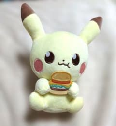 익명 배송! 포켓피스 봉제인형 맛있는 지칸 피카츄