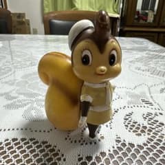 当時物 サンヨークレジット リス 手塚治虫 ソフビ 貯金箱 人形 マスコット 当時物 サンヨー館 サンヨークレジット 手塚治虫デザイン