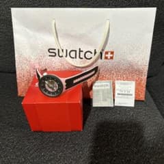 Swatch SB05P100 MISTY CLIFFS ピンクブラック完備品 - メルカリ