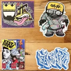 ③ グラフィティー ステッカー 4枚セット graffiti グラフィティ