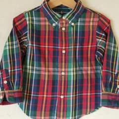 ◻️お値下げしました◻️ラルフローレン チェックシャツ　90センチのサムネイル