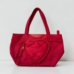 ANYA HINDMARCH レッド トートバッグ ハートポケット値下げ中です 