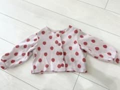 いちご柄 カーディガン＊90cmのサムネイル