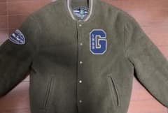 GAP ATHLETIC 1969レターマン・バーシティジャケット オリーブ - メルカリ