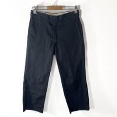 ディッキーズ 874 ワークパンツ ブラック カットオフ ゆるだぼ W30相当のサムネイル