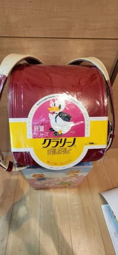 未使用品 クラリーノ ランドセル赤のサムネイル