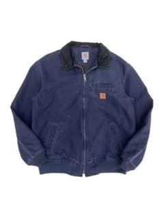 〖激レア〗Carhartt バンクストンシャケット ネイビー 激レア〗Carhartt バンクストンシャケット ネイビー - メルカリ