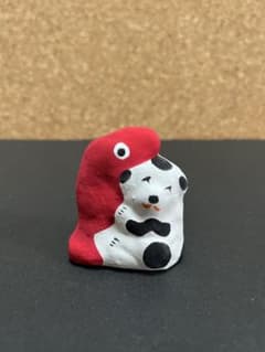 無印良品 2021年福缶 鯛狆 上総芝原人形