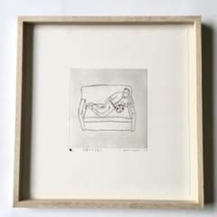 大橋歩　銅版画 大橋歩さん 銅版画 『日曜日の夕暮れ』 版画 - メルカリ