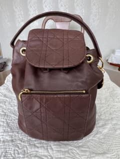 超美品 Christian Dior リュック レディカナージュ ブラウンのサムネイル