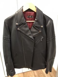 【べむまさ様専用】ダブルライダースジャケットのサムネイル