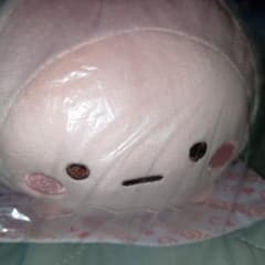 すみっコぐらし　みにっコまん　うつぶせぬいぐるみ　たぴおか　ピンク