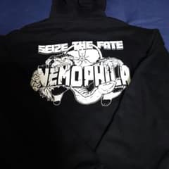 Nemophila Metal Band Zip-Up Hoodie
