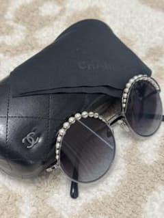 CHANEL パール装飾 ラウンド サングラスのサムネイル