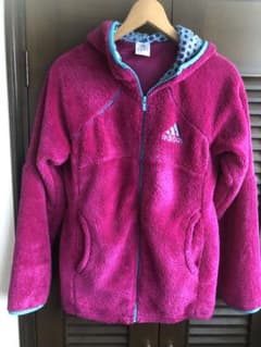 adidas フリースジャケット パ－プルのサムネイル