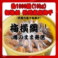 ▽人気爆発！紀州南高梅 樽 10kg 梅 無添加 和歌山 紀州 白梅 2706 △人気爆発！紀州南高梅 樽 10kg 梅 無添加 和歌山 紀州 白梅 1208