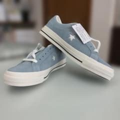 CONVERSE　ONE STAR SUEDE ライトブルー　7H 26のサムネイル