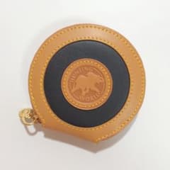 箱付き極美品】ハンティングワールド コインケース 小銭入れ 丸型 