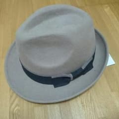 値下げ！中折れハット ベージュのサムネイル