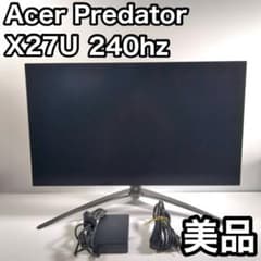 Acer Predator X27U 240Hz 26.5 インチ 有機EL - メルカリ