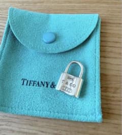 美品】Tiffany ティファニー 183パドロック 南京錠 ペンダントトップ