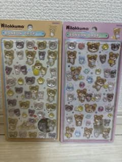 リラックマ　ボンボンドロップシール 2枚セットのサムネイル
