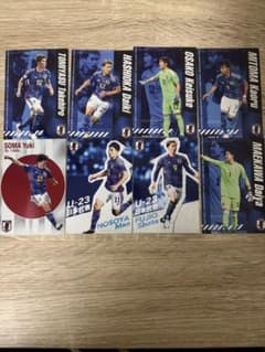 2024 サッカー日本代表 トレーディングカード 8枚セットのサムネイル
