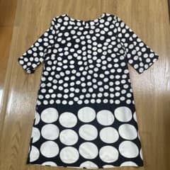 marimekko ドット柄 チュニック 5分袖 38のサムネイル