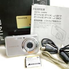 美品✨ FUJIFILM FinePix J27 シルバー 箱 付属品 - メルカリ