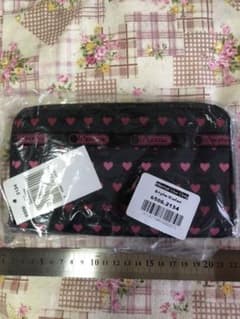 新品 タグ付 レア レスポートサック 財布 ハート 軽い 旅行 - メルカリ