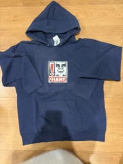 HEAVYネイビー パーカー ロゴプリントのサムネイル