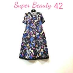 ✨新品極美42✨まるでリカちゃん❣✨セレブ可愛い女優襟✨プリンセスDress型✨ ✨新品極美42黒✨定価¥19800❣まるでリカちゃん✨大人気セレブ