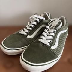 【箱無し】Vans オリーブ スエード スニーカーのサムネイル