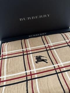 新品未使用✨BURBERRY❤️バーバリーチェック柄タオルケット100%コットン 新品・未使用(ワケあり)】新品未使用 BURBERRY バーバリー チェック柄