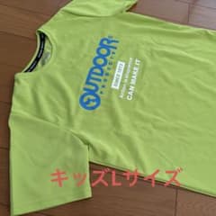 OUTDOOR PRODUCTS 蛍光イエロー Tシャツ
