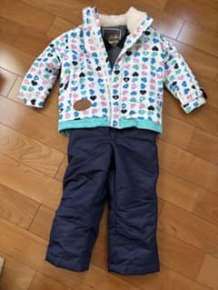 子供用スキーウェア ハート柄のサムネイル