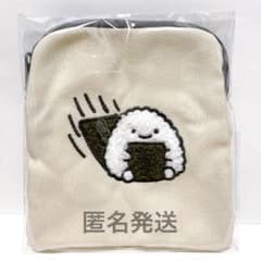 なんでもいきもの グッズ もこもこ刺繍ポーチ 刺繍 のりおにぎり カプセルトイ