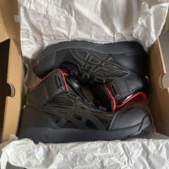 masanori様専用 ASICS 安全靴 ブラック/レッド ボアシステムのサムネイル